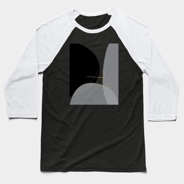 Mid Century Minimalist Baseball T-Shirt by UrbanEpiphany